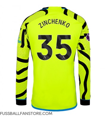 Arsenal Oleksandr Zinchenko #35 Replik Auswärtstrikot 2023-24 Langarm